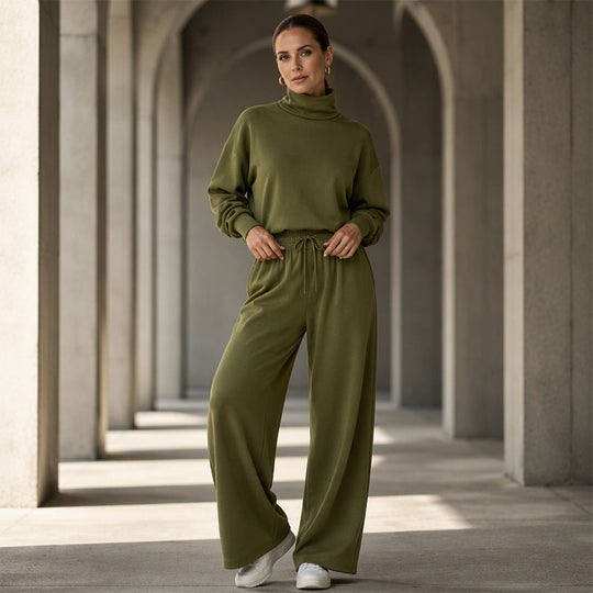 🍂Women Casual Two-Piece Pants Set – Chic Wide-Leg Two-Piece Outfit For Cosy Everyday Style🤍