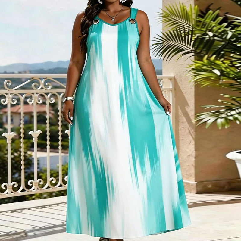 👗New Arrivals - Striped Sleeveless Midi Dress – Breathable Comfort &amp; Versatile Fit for All Body Types