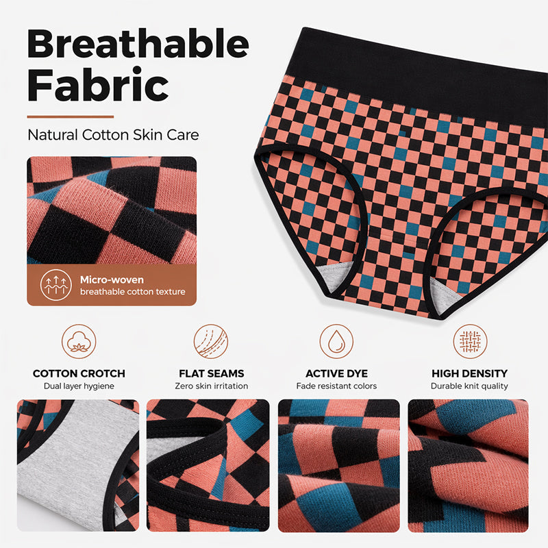 🌸 LIMITED OFFER –50%!✨Women's Soft High Waisted Stretch Panties