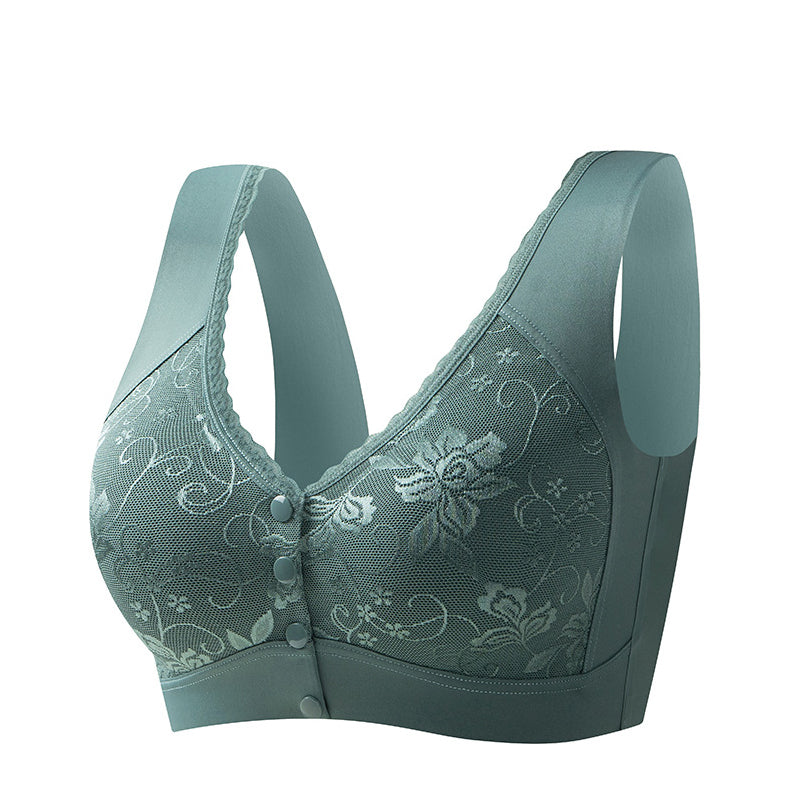 ⏰Buy 1 Get 1 Free💃Front Closure Wire-Free Bra for Elderly Women Seamless Vest Style Plus Size
