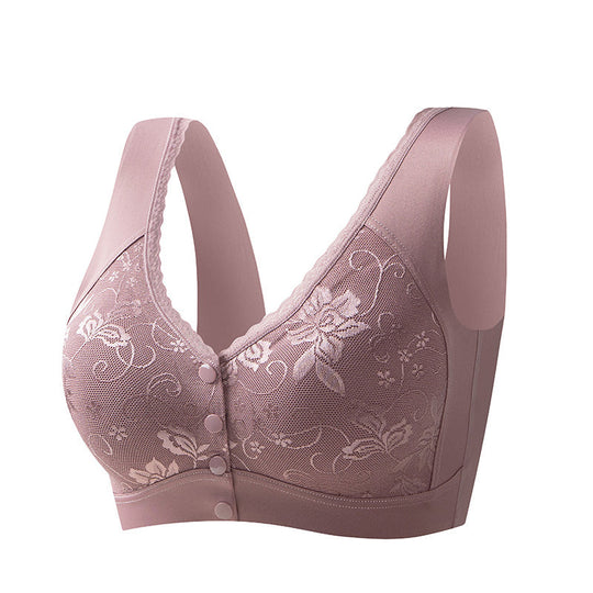 ⏰Buy 1 Get 1 Free💃Front Closure Wire-Free Bra for Elderly Women Seamless Vest Style Plus Size