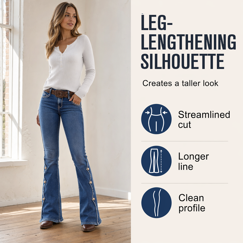 ⏰Last Day Sale 60% Off💃Women High Waisted Distressed Flare Jeans