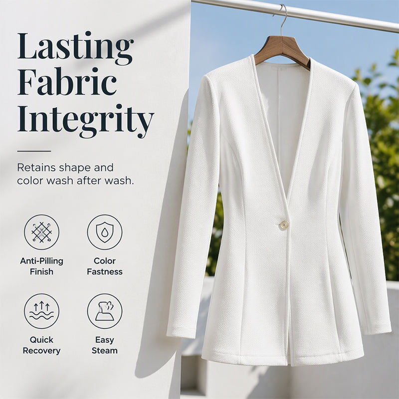 🧥Seasonal Style - Tailored Blazer with One-Button Closure – Breathable Comfort &amp; Crisp Lines for Every Occasion