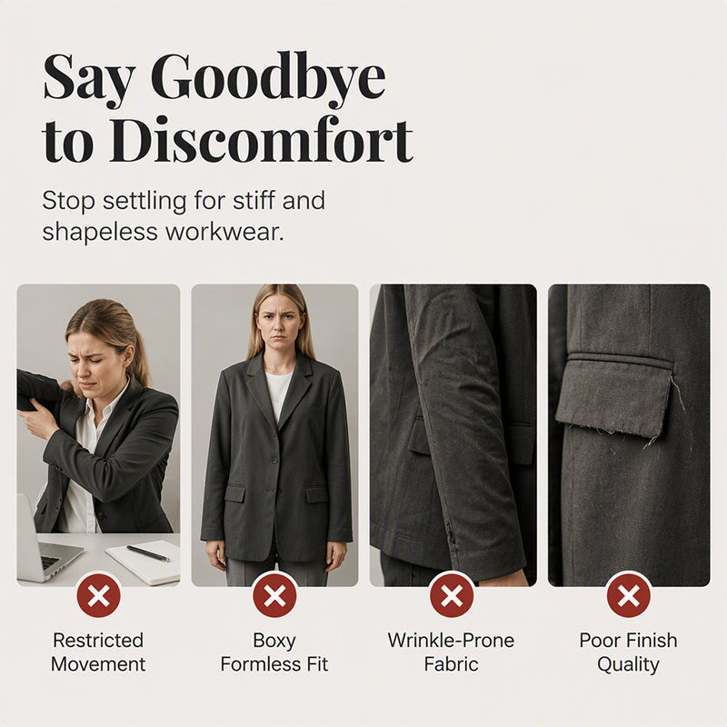 🧥Seasonal Style - Tailored Blazer with One-Button Closure – Breathable Comfort &amp; Crisp Lines for Every Occasion
