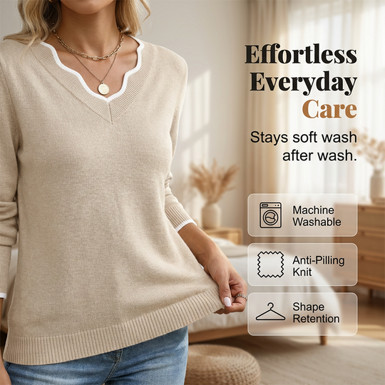 🍁New Fall Collection-Women’s Casual Long Sleeve Knit Top