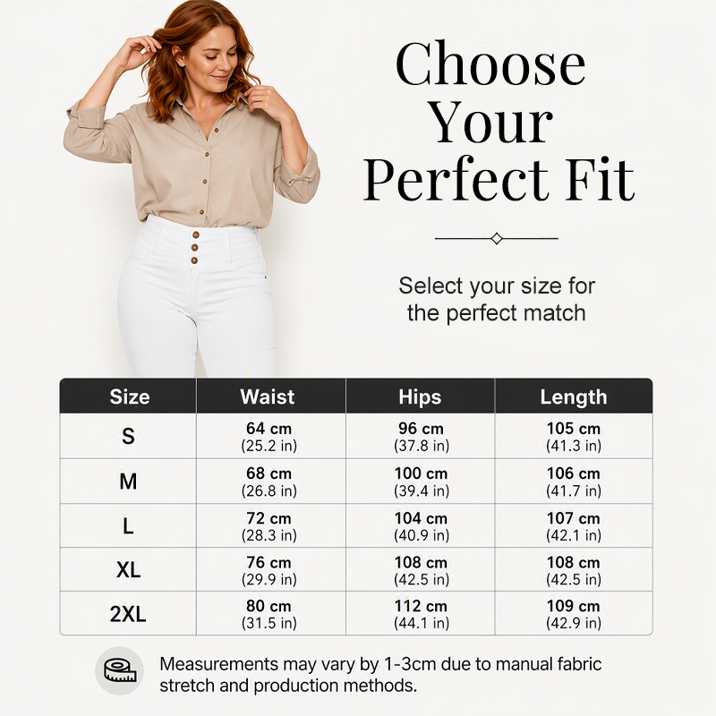✨ Women’s Stretch High-Waist Skinny Pants – Flattering Fit &amp; Everyday Comfort