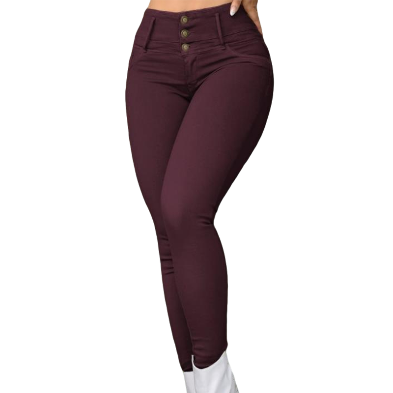 ✨ Women’s Stretch High-Waist Skinny Pants – Flattering Fit &amp; Everyday Comfort