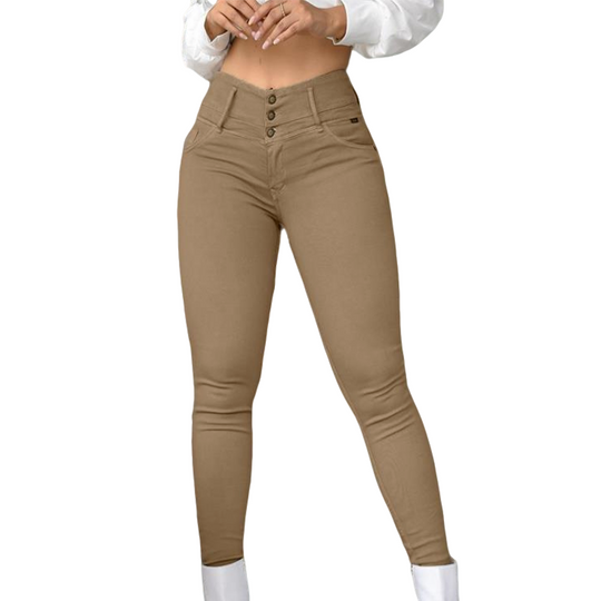 ✨ Women’s Stretch High-Waist Skinny Pants – Flattering Fit &amp; Everyday Comfort