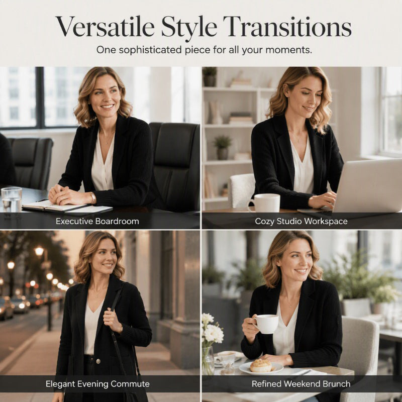 🏆Bestseller 🧥 Knit Lapel Cardigan – Timeless Silhouette &amp; Effortless Elegance for Every Look