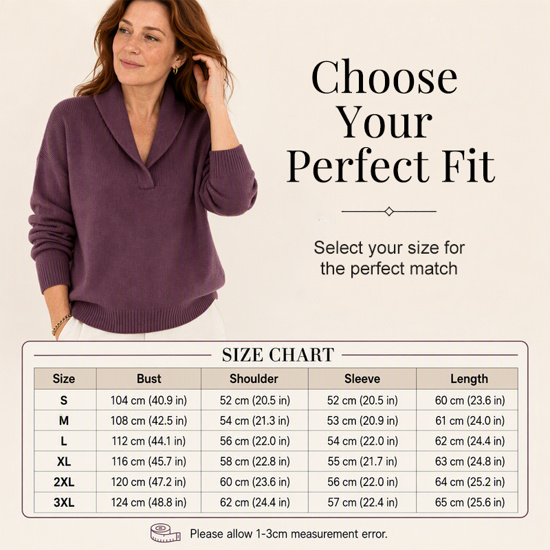 Bestseller🏆🧶 Shawl Collar Pullover – Timeless Comfort &amp; Effortless Style for Every Occasion