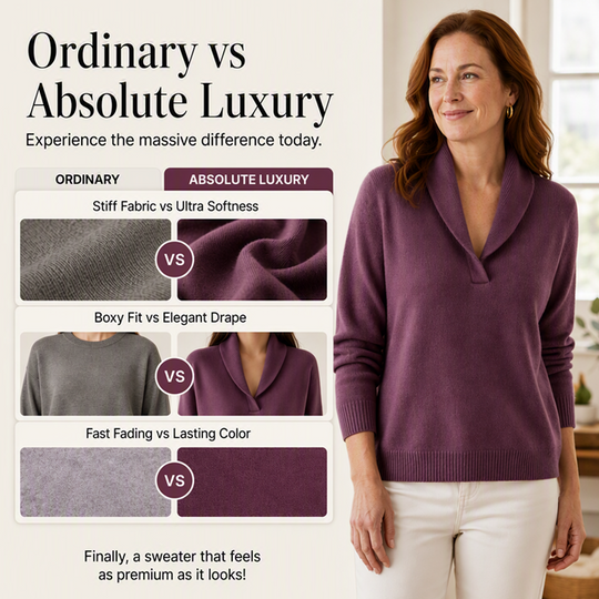 Bestseller🏆🧶 Shawl Collar Pullover – Timeless Comfort &amp; Effortless Style for Every Occasion