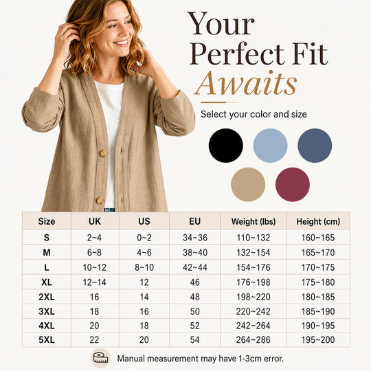 Bestseller🏆🧥 Breathable V-Neck Cardigan – Timeless Silhouette &amp; All-Day Comfort for Every Look