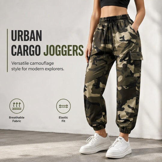 👖New Arrivals - Loose Cargo Joggers with High-Stretch Fabric – Functional Pockets &amp; Tapered Silhouette for Active Urban Wear