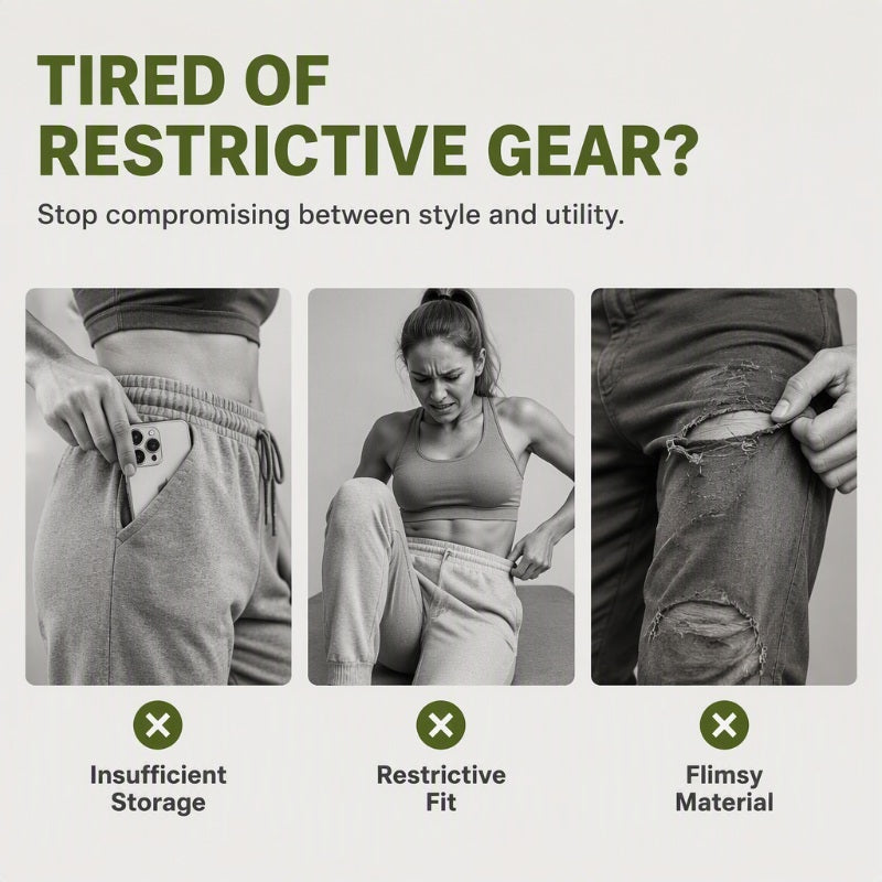 👖New Arrivals - Loose Cargo Joggers with High-Stretch Fabric – Functional Pockets &amp; Tapered Silhouette for Active Urban Wear