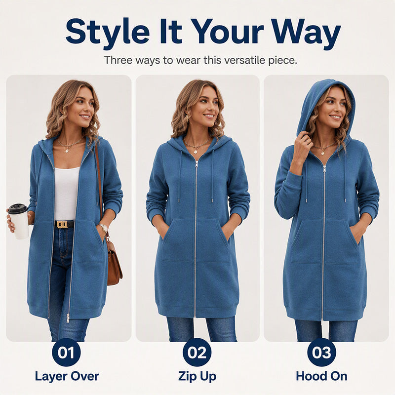 Bestseller🏆🧥 Hooded Cardigan – Timeless Silhouette &amp; Effortless Style for Every Look