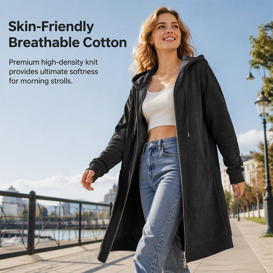 Bestseller🏆🧥 Hooded Cardigan – Timeless Silhouette &amp; Effortless Style for Every Look