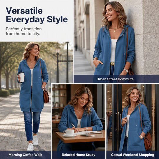 Bestseller🏆🧥 Hooded Cardigan – Timeless Silhouette &amp; Effortless Style for Every Look