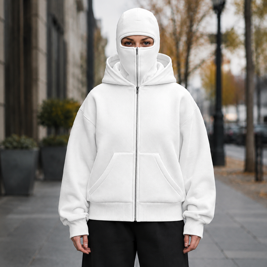 ⌛Limited-Time Offer-Unisex Balaclava Zip-Up Hooded Jacket