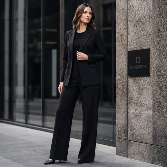 ✨ Women’s Elegant Blazer &amp; Trousers Set – Polished Style &amp; Effortless Sophistication