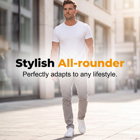 ✨ Men’s Modern Slim-Stretch Trousers – Sleek Fit &amp; All-Day Comfort
