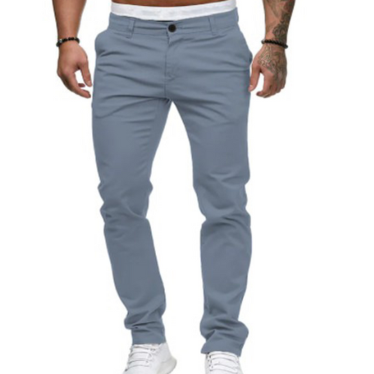 ✨ Men’s Modern Slim-Stretch Trousers – Sleek Fit &amp; All-Day Comfort