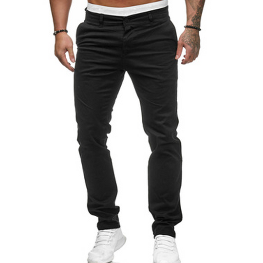 ✨ Men’s Modern Slim-Stretch Trousers – Sleek Fit &amp; All-Day Comfort