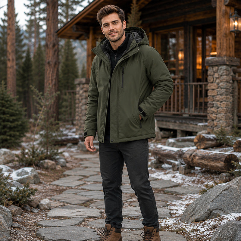 ❄️ Built for Rough Weather | Windproof Winter Shell Jacket