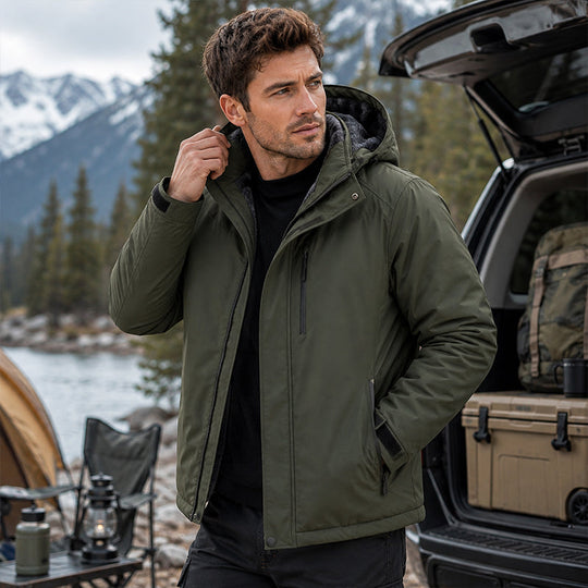 ❄️ Built for Rough Weather | Windproof Winter Shell Jacket