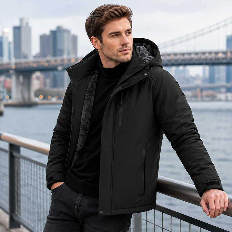 ❄️ Built for Rough Weather | Windproof Winter Shell Jacket