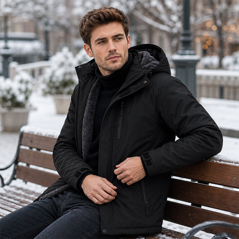 ❄️ Built for Rough Weather | Windproof Winter Shell Jacket