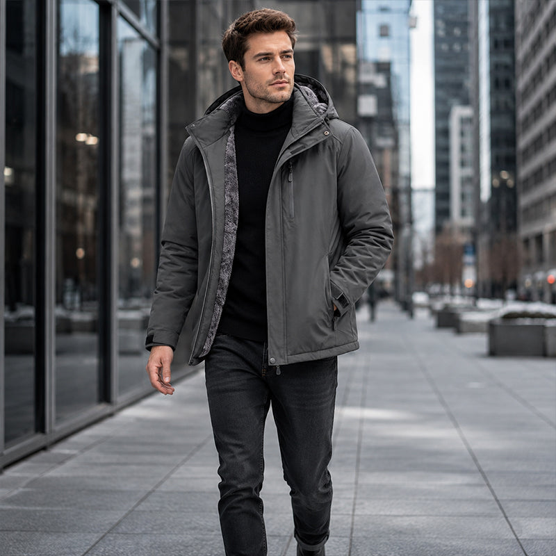 ❄️ Built for Rough Weather | Windproof Winter Shell Jacket
