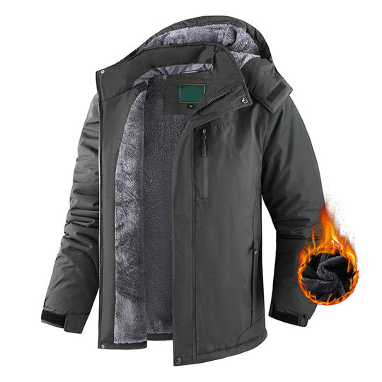 ❄️ Built for Rough Weather | Windproof Winter Shell Jacket
