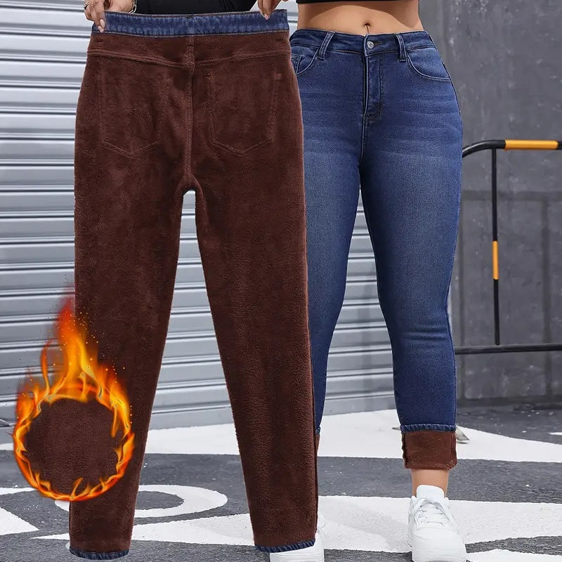 ❄️ Warm Denim Without the Bulk | Women&
