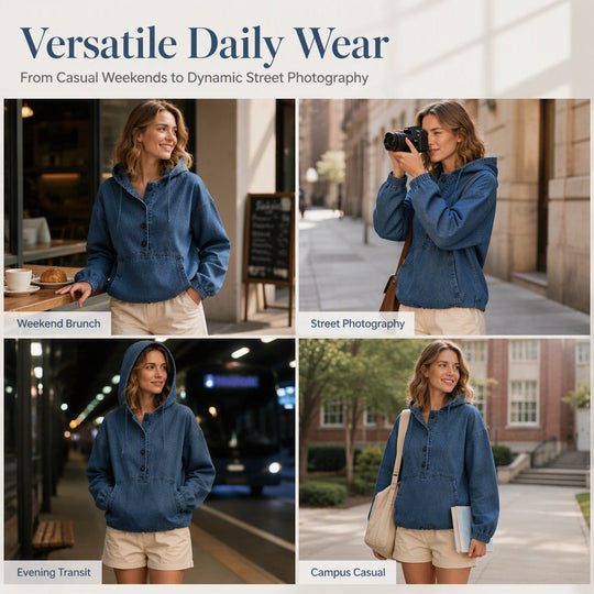 💙 Denim Comfort, Easy Layers | Women&