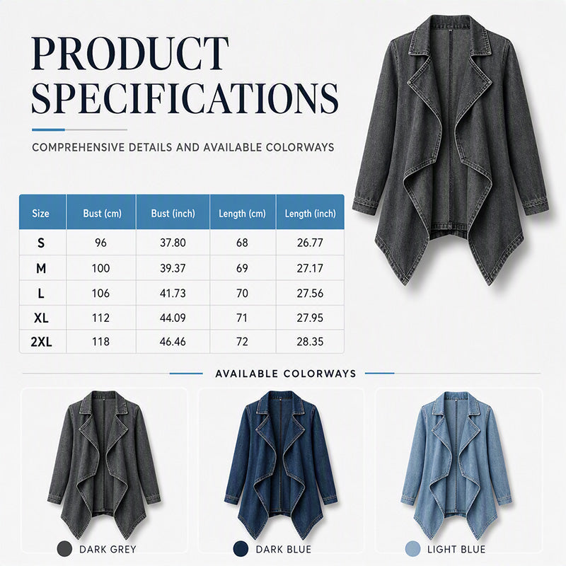 💙 Soft Denim, Effortless Drape | Women&