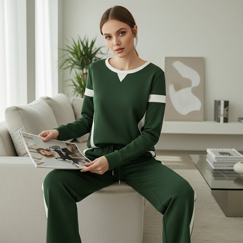 ✨ Women’s Casual Relaxed Fit Top & Pants 2-Piece Set