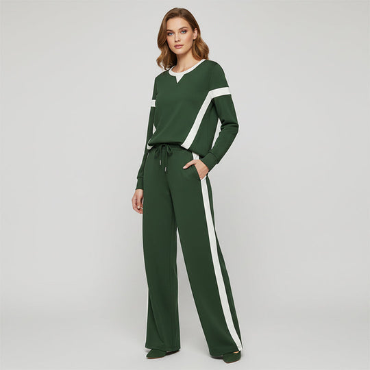 ✨ Women’s Casual Relaxed Fit Top &amp; Pants 2-Piece Set
