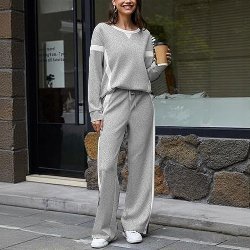 ✨ Women’s Casual Relaxed Fit Top &amp; Pants 2-Piece Set
