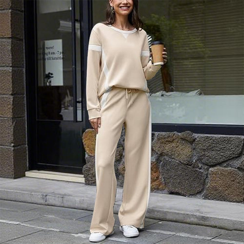 ✨ Women’s Casual Relaxed Fit Top &amp; Pants 2-Piece Set