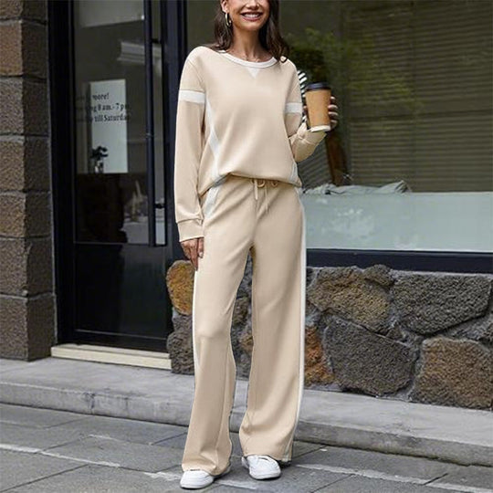 ✨ Women’s Casual Relaxed Fit Top &amp; Pants 2-Piece Set