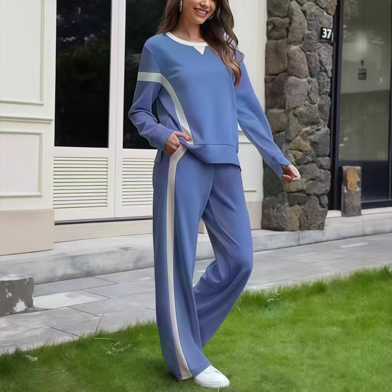 ✨ Women’s Casual Relaxed Fit Top &amp; Pants 2-Piece Set