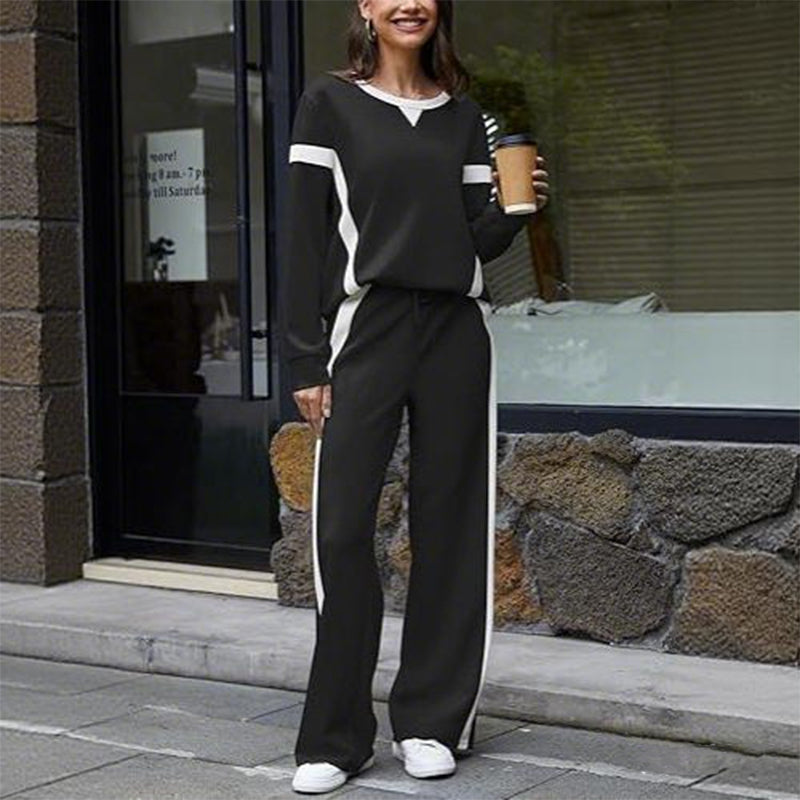 ✨ Women’s Casual Relaxed Fit Top &amp; Pants 2-Piece Set