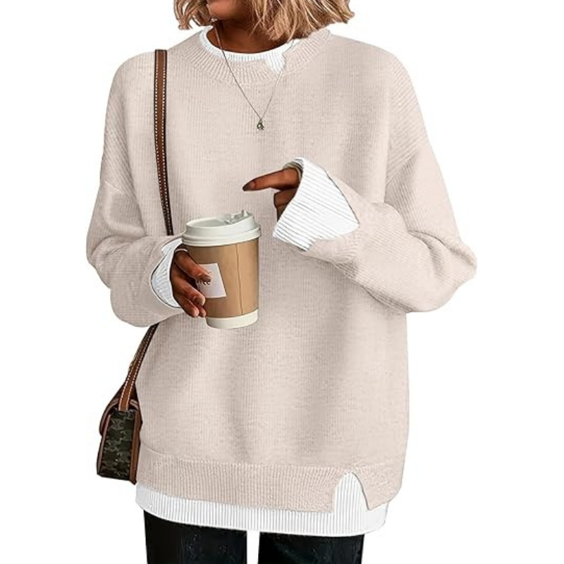Women’s Mock Two Piece Knit Sweater