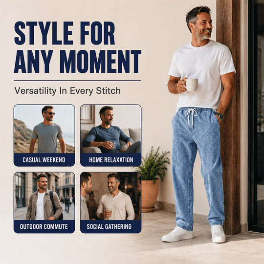 👖 Relaxed Denim, Easy Movement | Men&