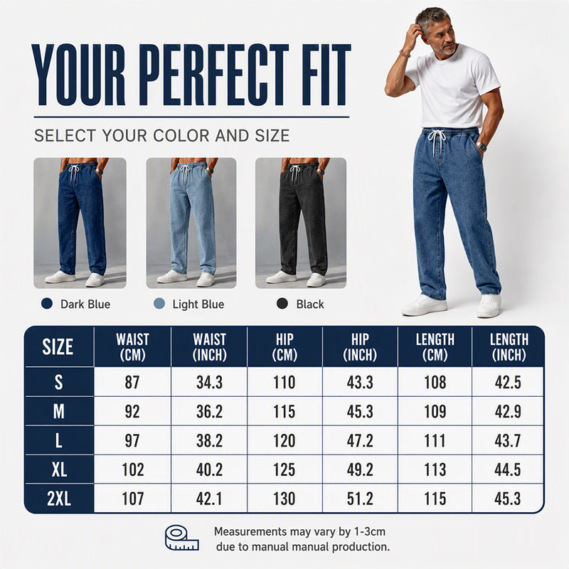 👖 Relaxed Denim, Easy Movement | Men&