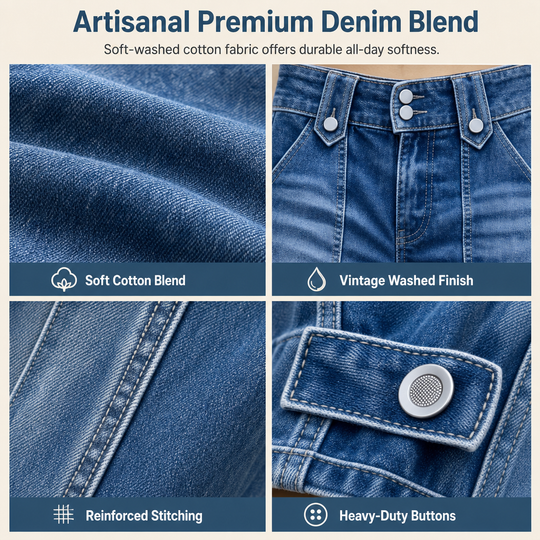 👖 Retro Denim Style | Women&