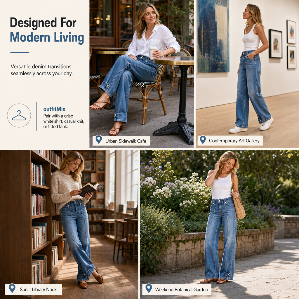 👖 Retro Denim Style | Women&