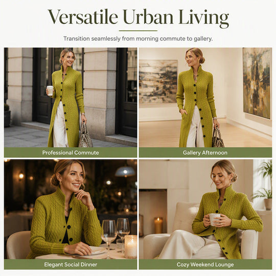🧶 Long-Line Warmth, Flattering Texture | Women&
