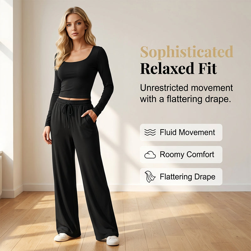 💫 Flattering Square Neck, Effortless Two-Piece Style | Women&