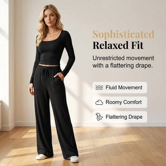💫 Flattering Square Neck, Effortless Two-Piece Style | Women&